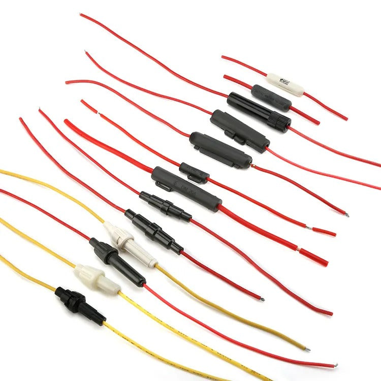 Inline Glass Fuse Holder (Screw-Type)