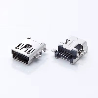 Mini USB-B Female Connector 5-Pin