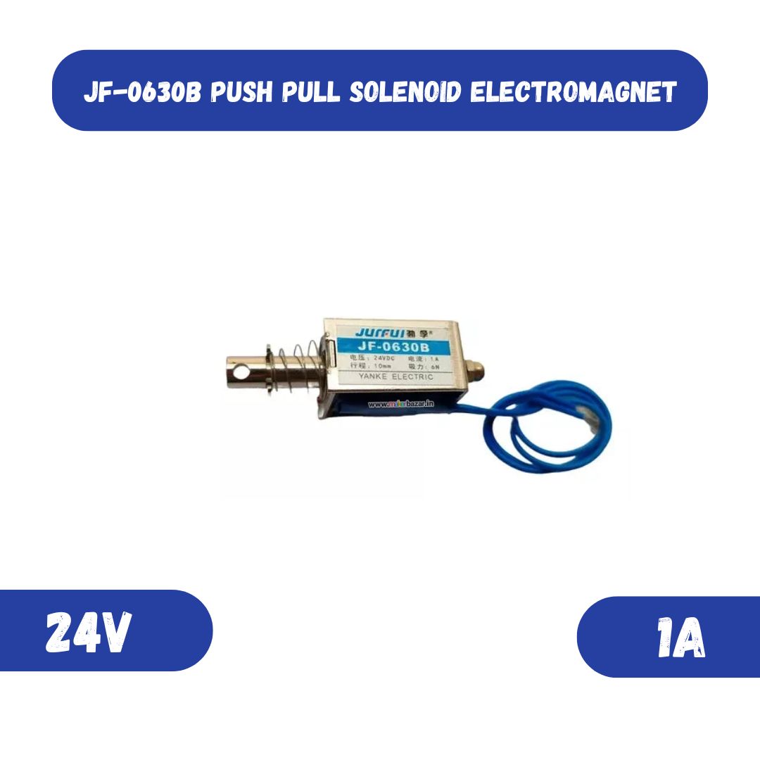 JF-0630B DC 10mm 6N Push Pull Solenoid Electromagnet
