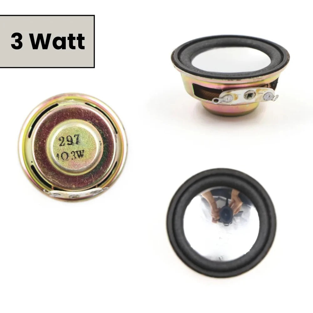 40mm 4-ohm Speaker Aluminum Shell Internal Magnet 1.6inch