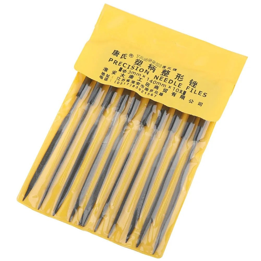 Hugong 10-pcs Precision Needle File Set