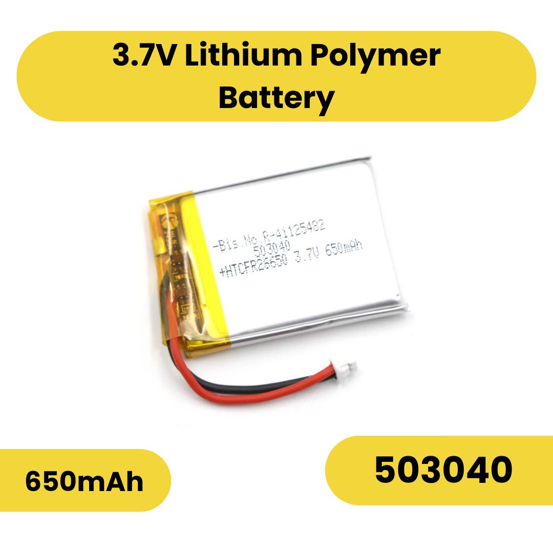 Generic: 3.7V 650mAh Lithium Polymer Battery