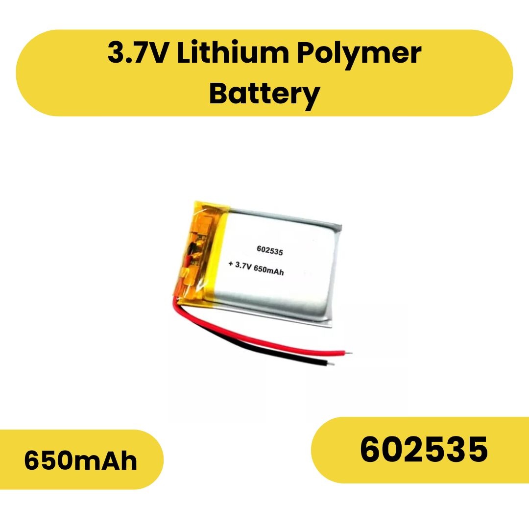 Generic: 3.7V 650mAh Lithium Polymer Battery