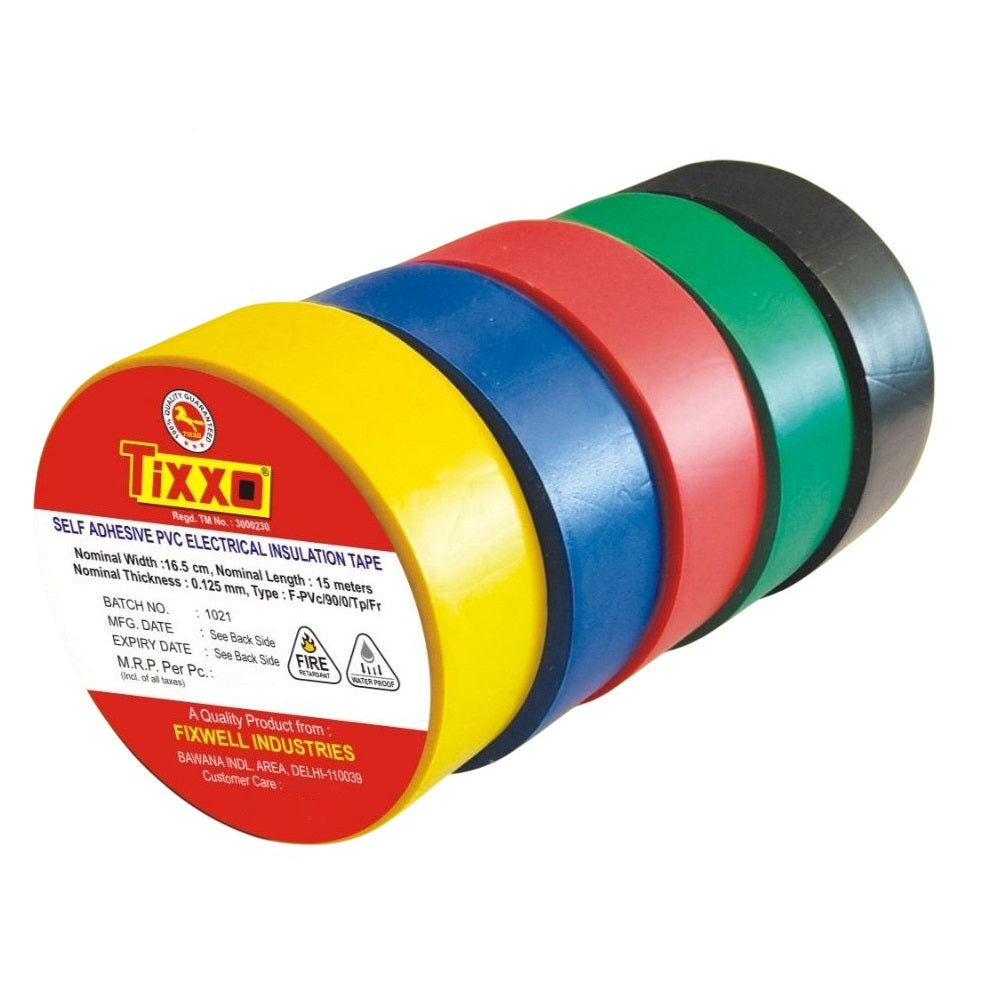 Tixxo: Self Adhesive PVC Electrical Insulation Tape 1.8cm