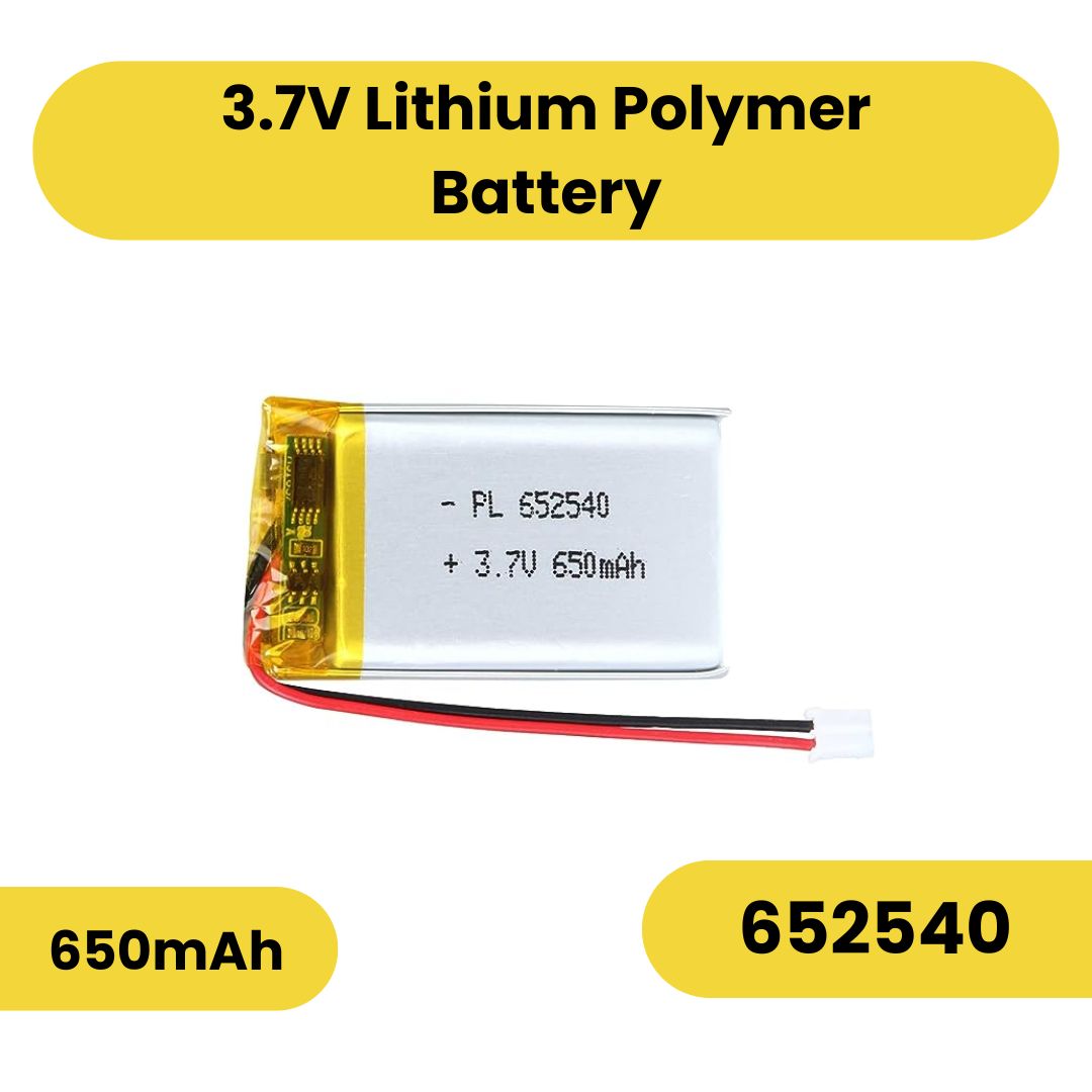 Generic: 3.7V 650mAh Lithium Polymer Battery