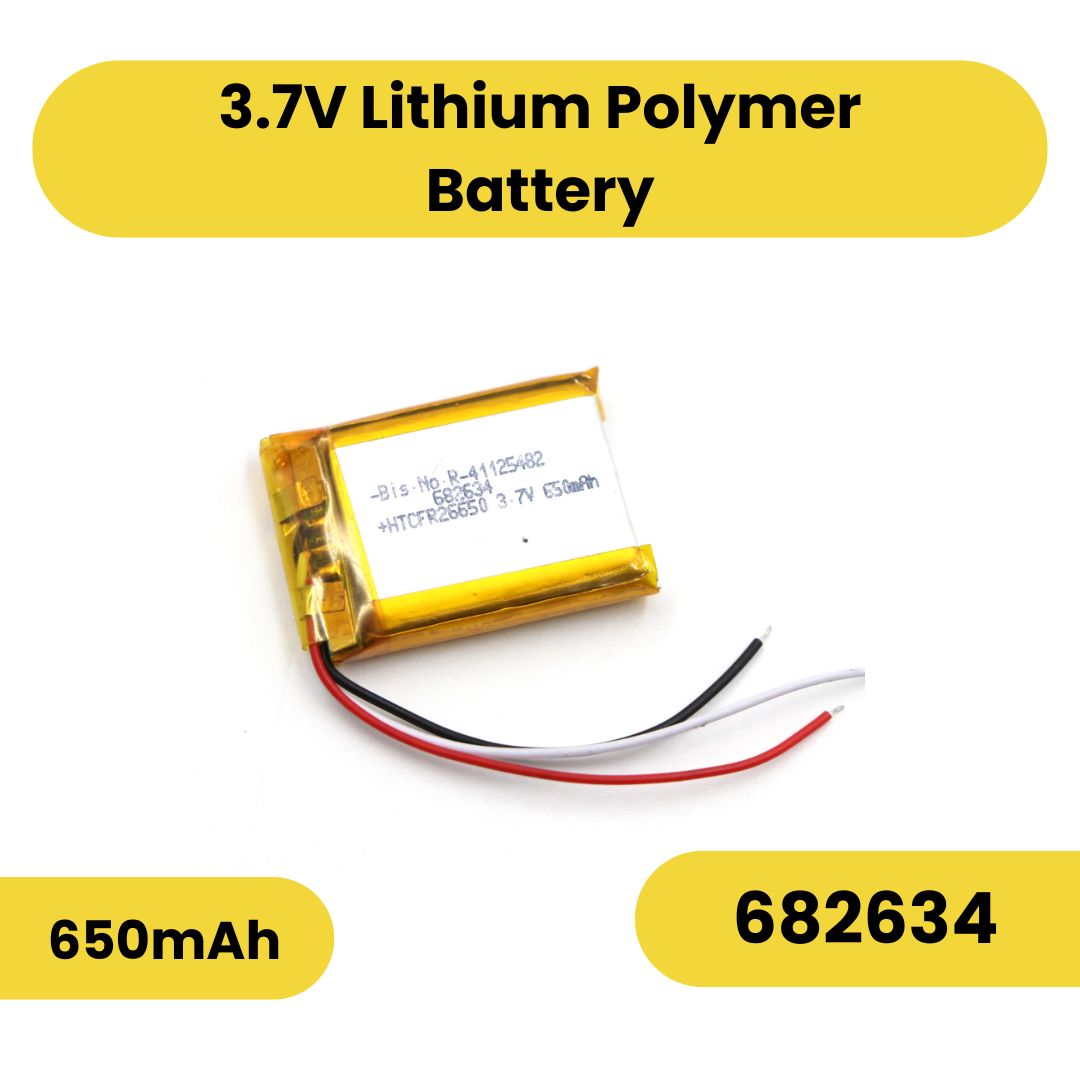 Generic: 3.7V 650mAh Lithium Polymer Battery