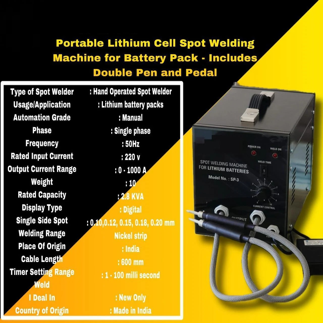 SP-3 Hand Spot Welding Machine