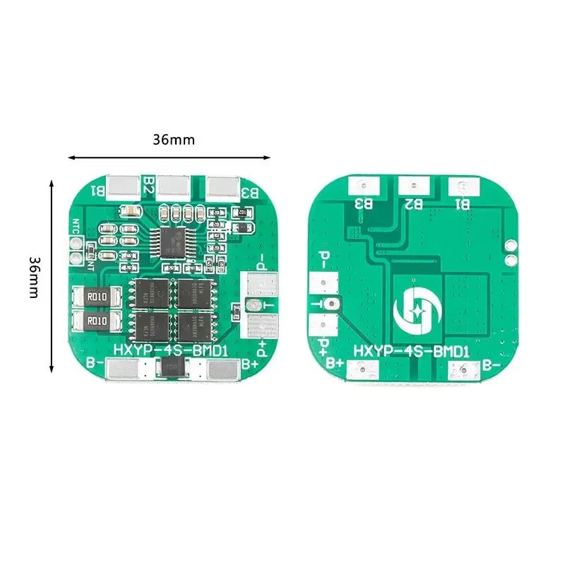 4S 18650 Lithium Battery Protection Board [Green]