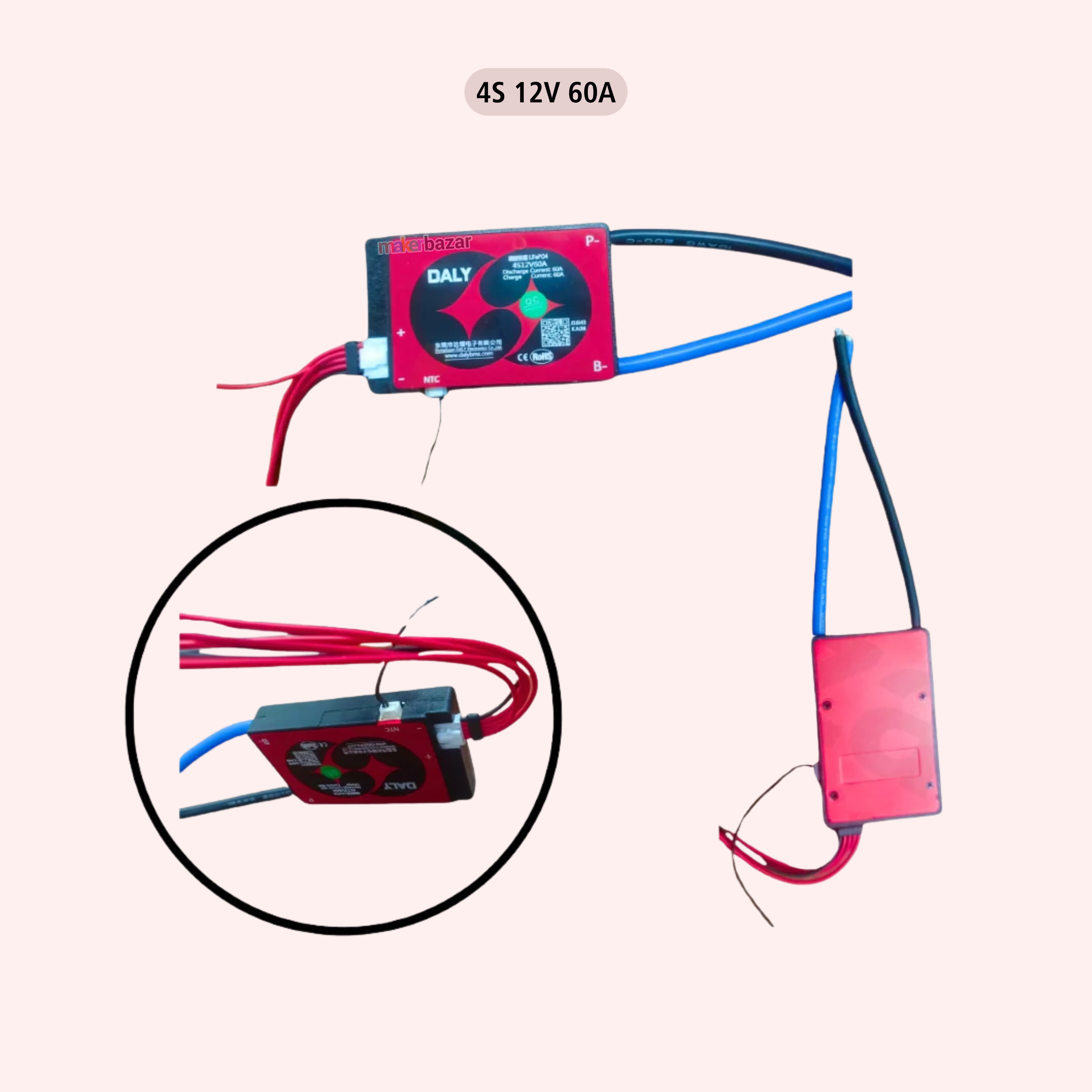 Daly: H-Series LiFePO4 BMS LFP Standard Battery Management System with Common Port