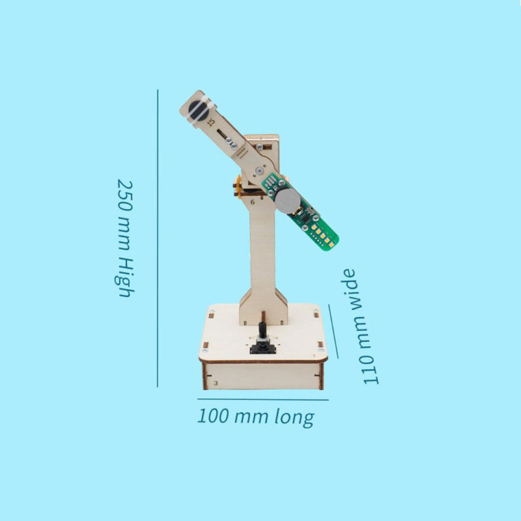 Rotating Led Kit Buy wooden rotating led display stem kit | Makerbazar