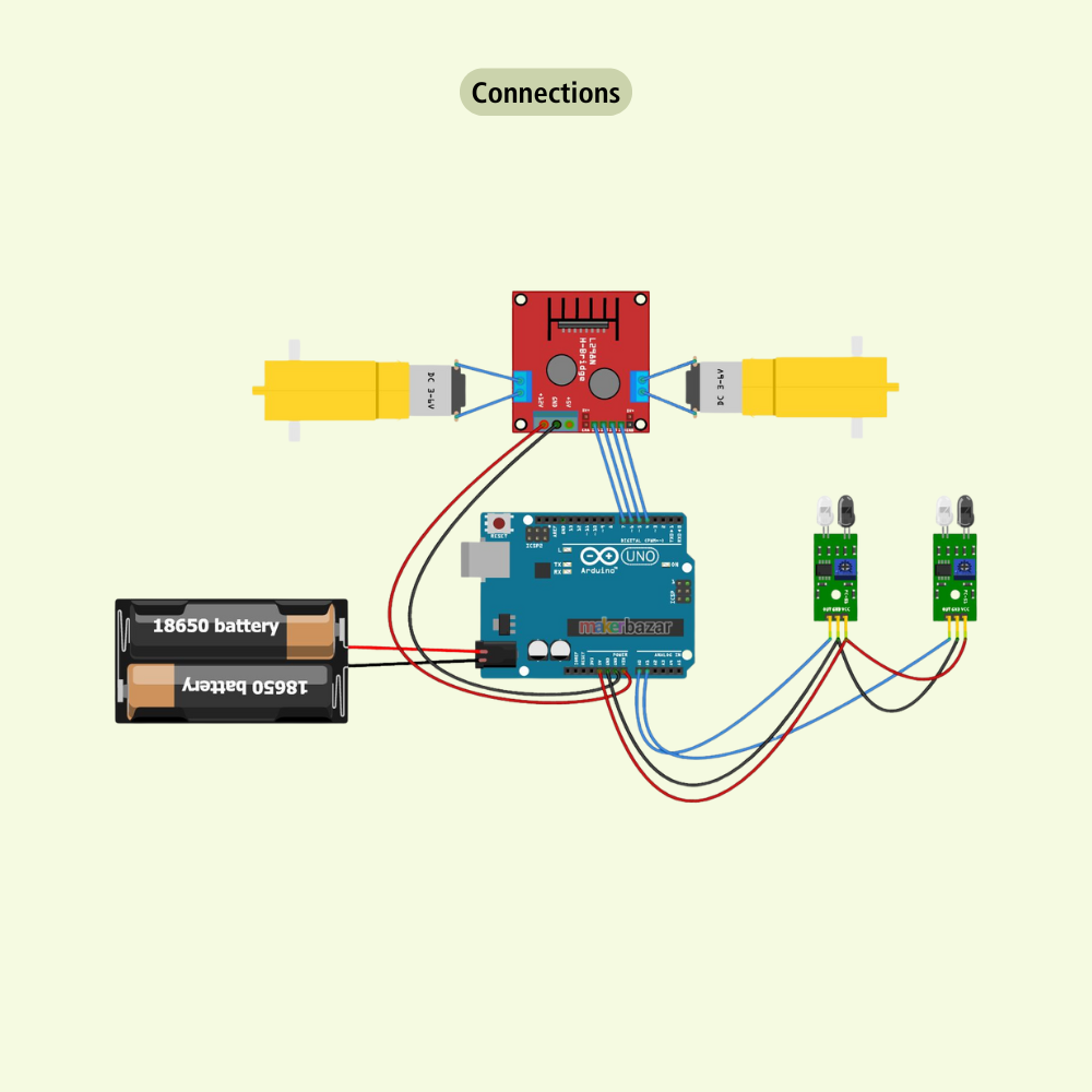 Line Following Robot DIY Project Kit