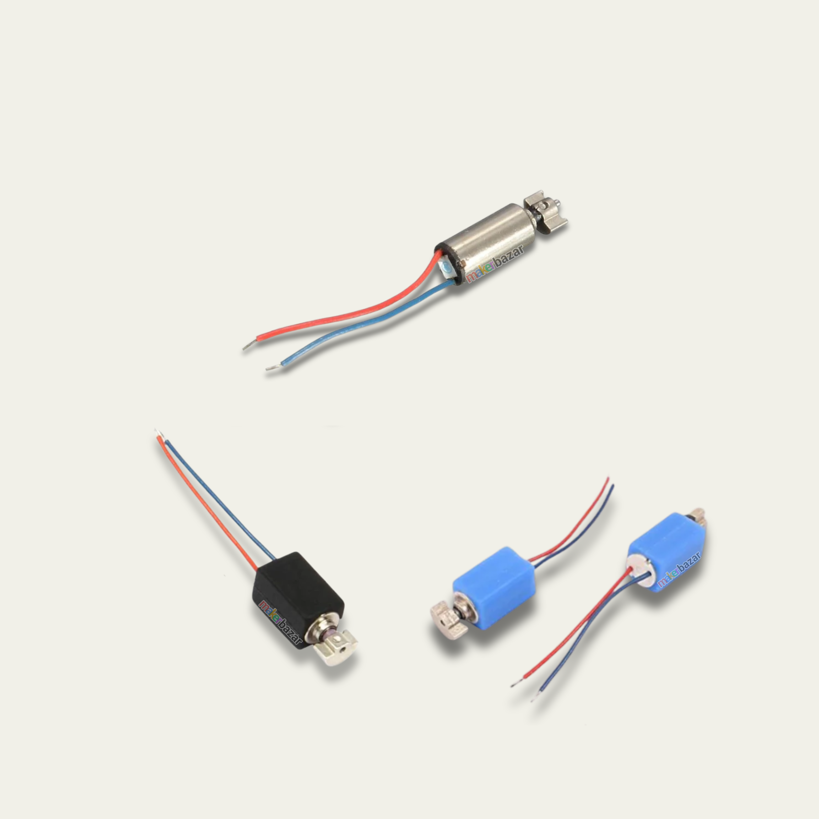 Mini Vibration Motor 3V Coreless High Speed With Wire