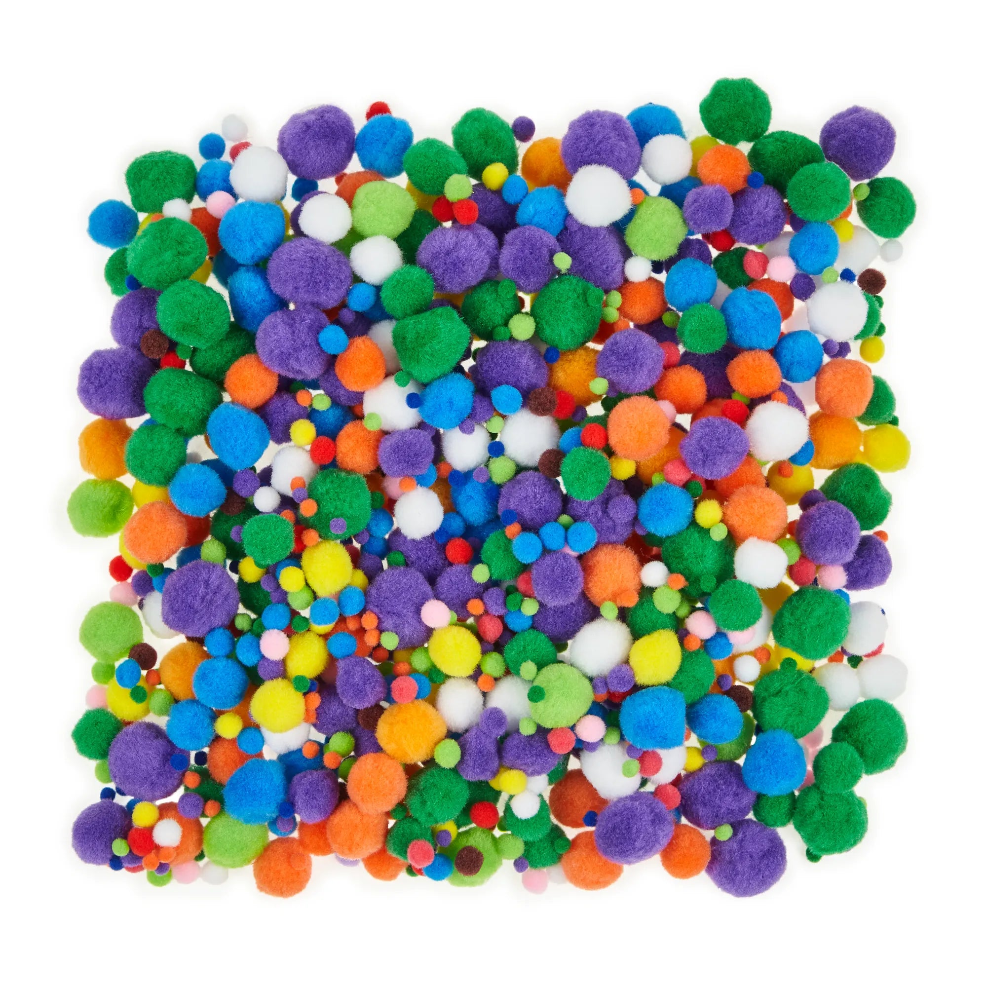 Mixed Color Felt Pompom Balls