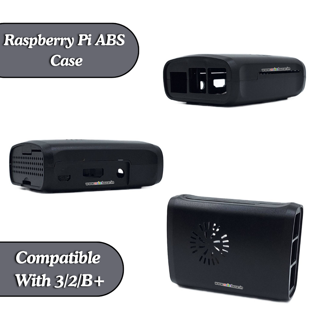 Big Raspberry Pi 3 Case Buy Raspberry Pi 3 ABS Case | Makerbazar