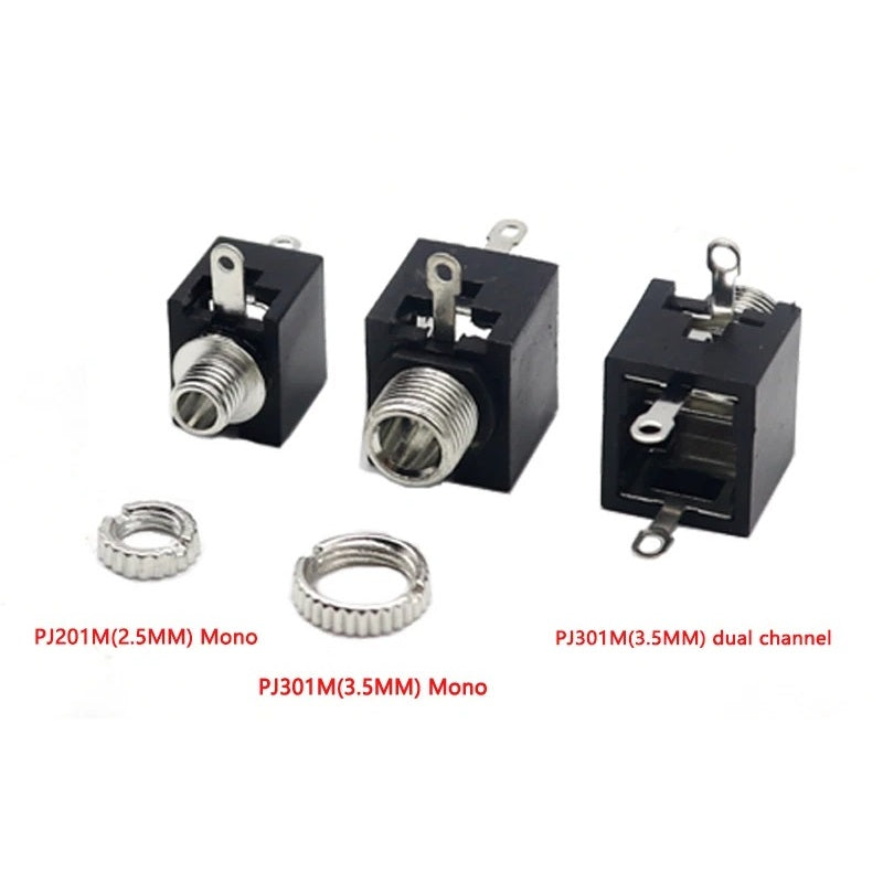 PJ Series Headphone Female Jack Mono/Stereo Audio Interfac