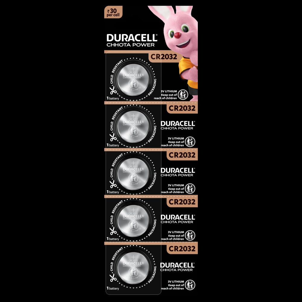 Duracell: 3V Non-Rechargeable Round Lithium Coin Button Cells