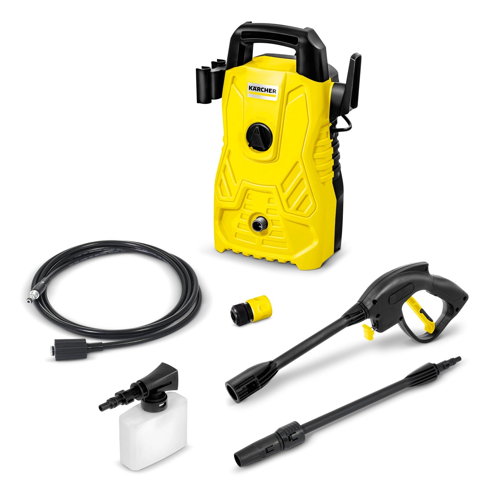 KARCHER K1 Upright High Pressure Washer – 1200W, 100 Bar for Home Use
