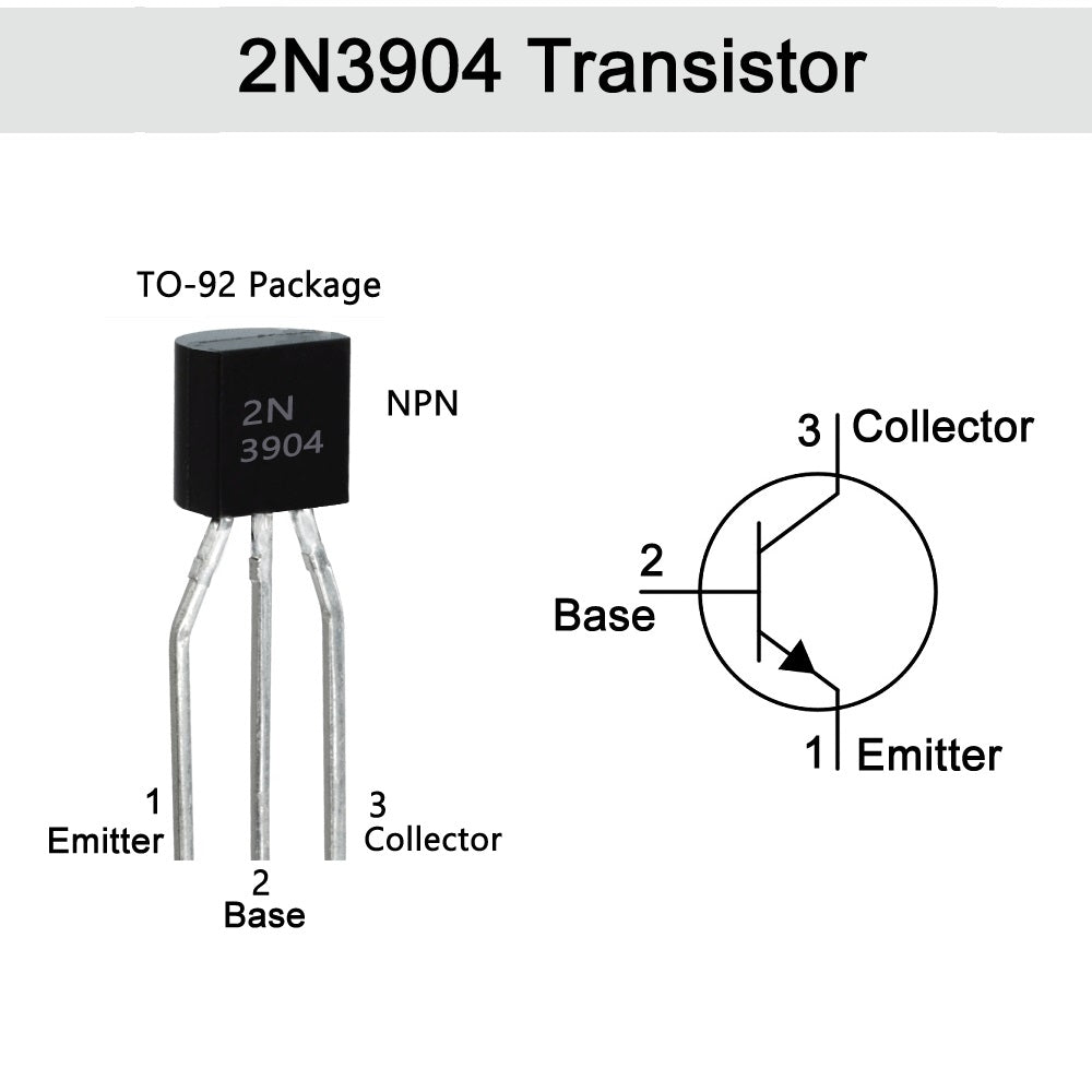 2N Series General Purpose Transistor TO-92 Package