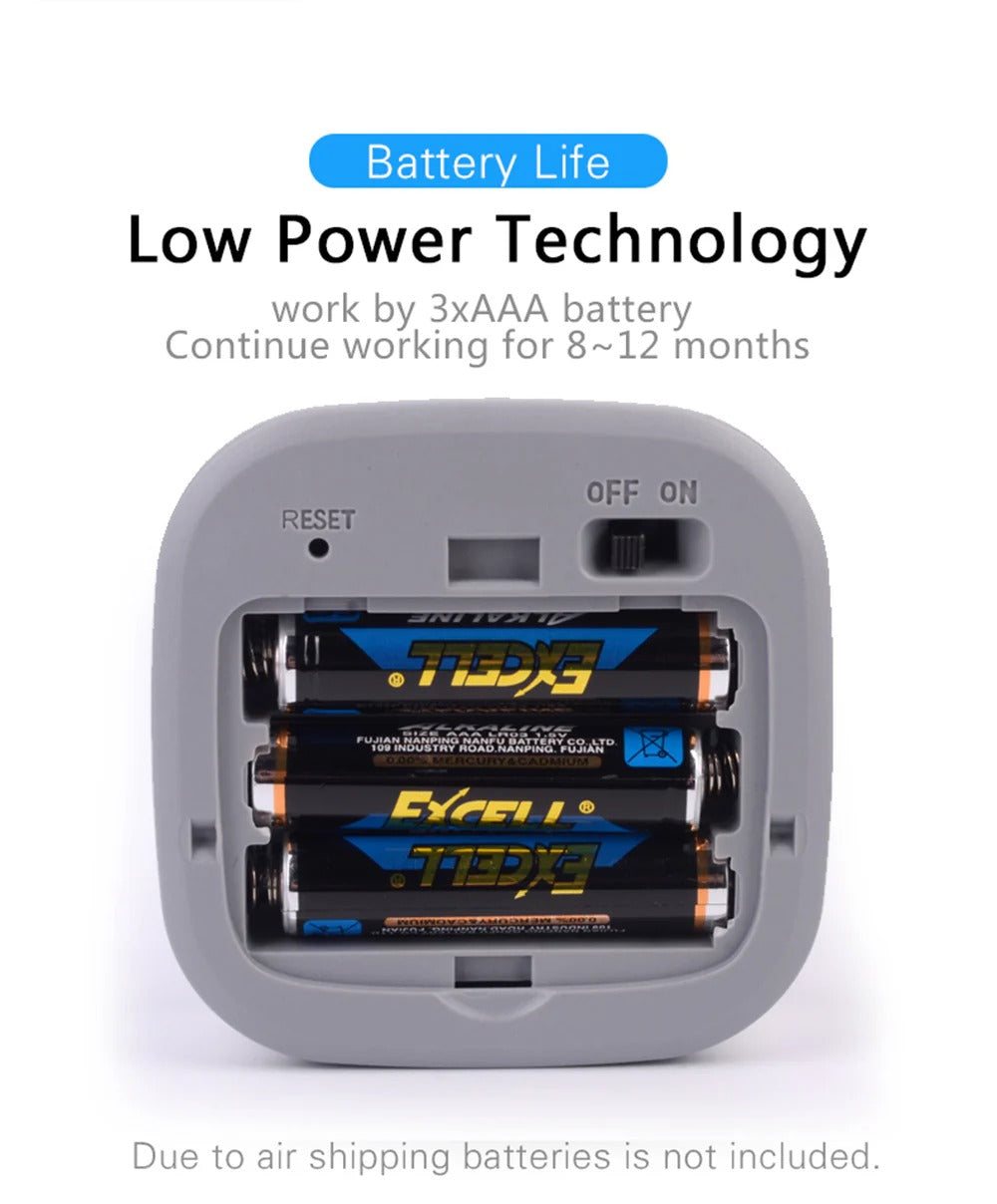 Smart Wifi PIR Motion Sensor - Compatible with Alexa