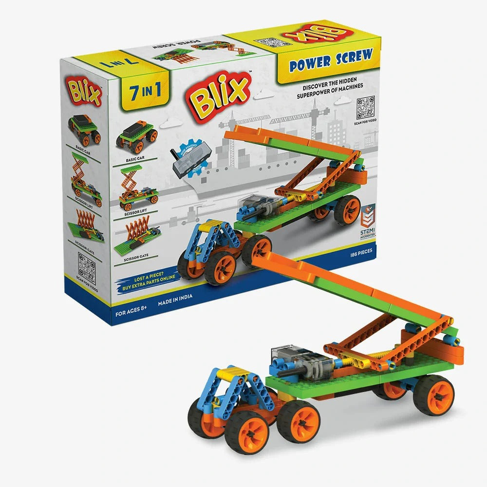 Blix: 7 in 1 Power Screw Robotics STEM Kit