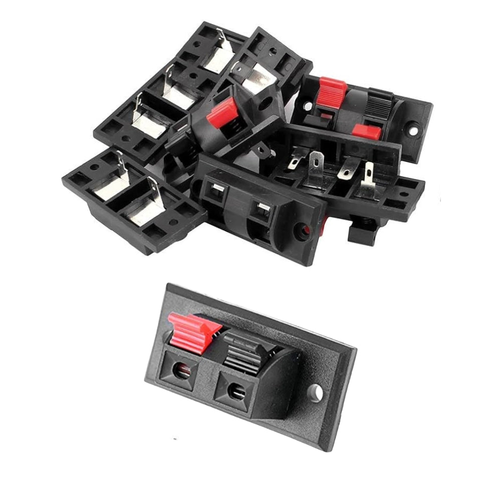 Press-Push-Type Speaker Terminal Block Spring Release Connector