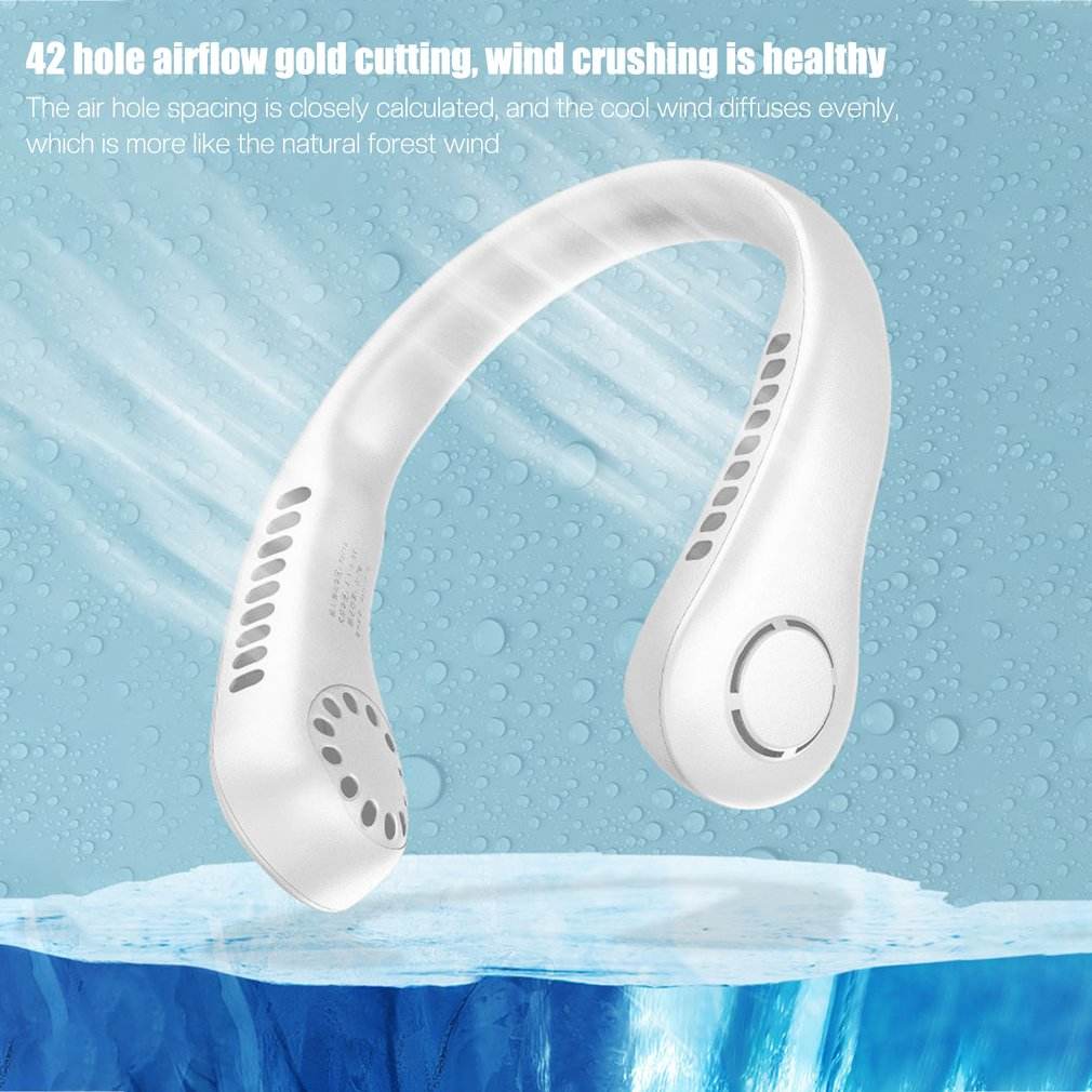 Portable Vaneless Hanging Neck Fan