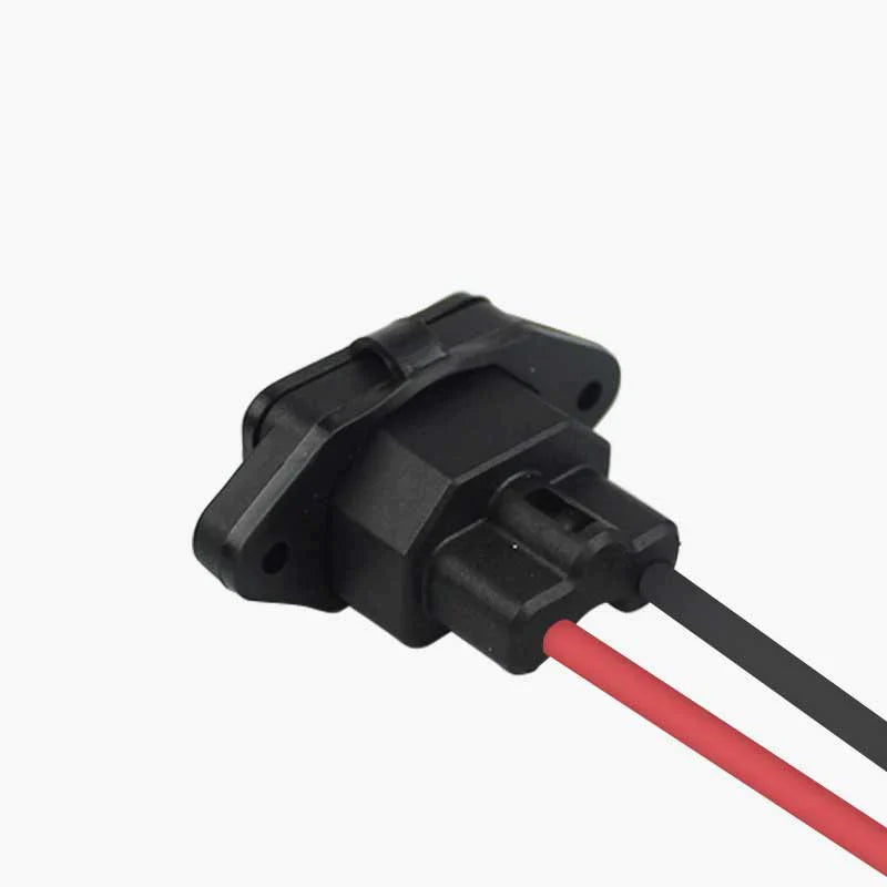 12AWG IEC C13 Male Plug Socket Adapter With 15cm Wire and Cover