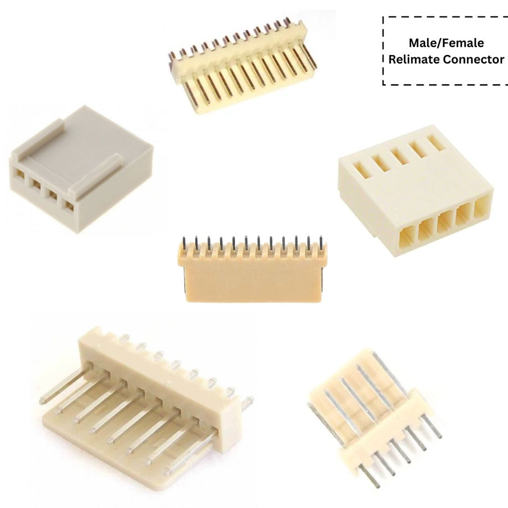 Reliminate Pin Connection Relimate Connectors: Easy PCB Connections (Male & Female)