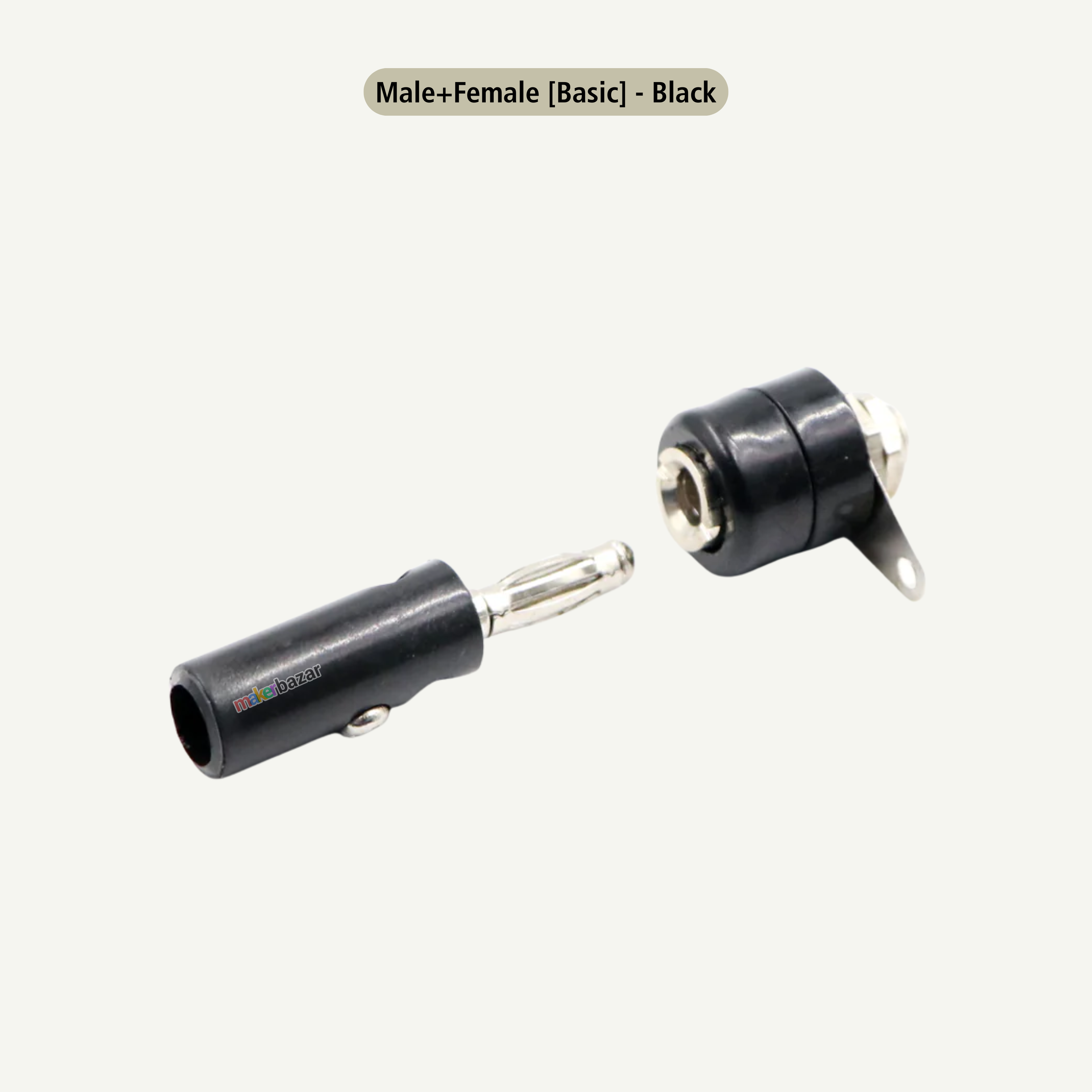 [Type 1] 4mm Banana Jack Plug Connector & Socket