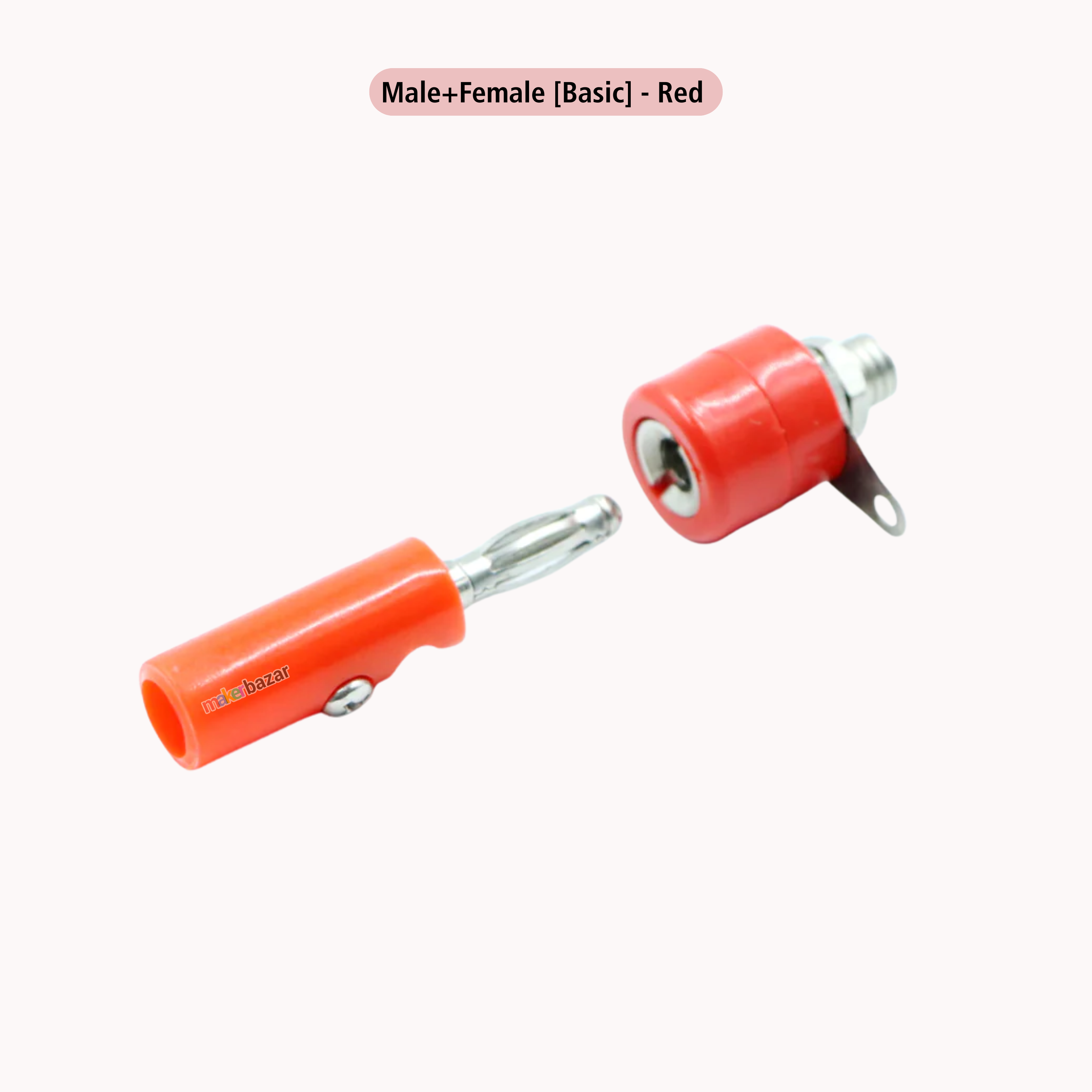 [Type 1] 4mm Banana Jack Plug Connector & Socket