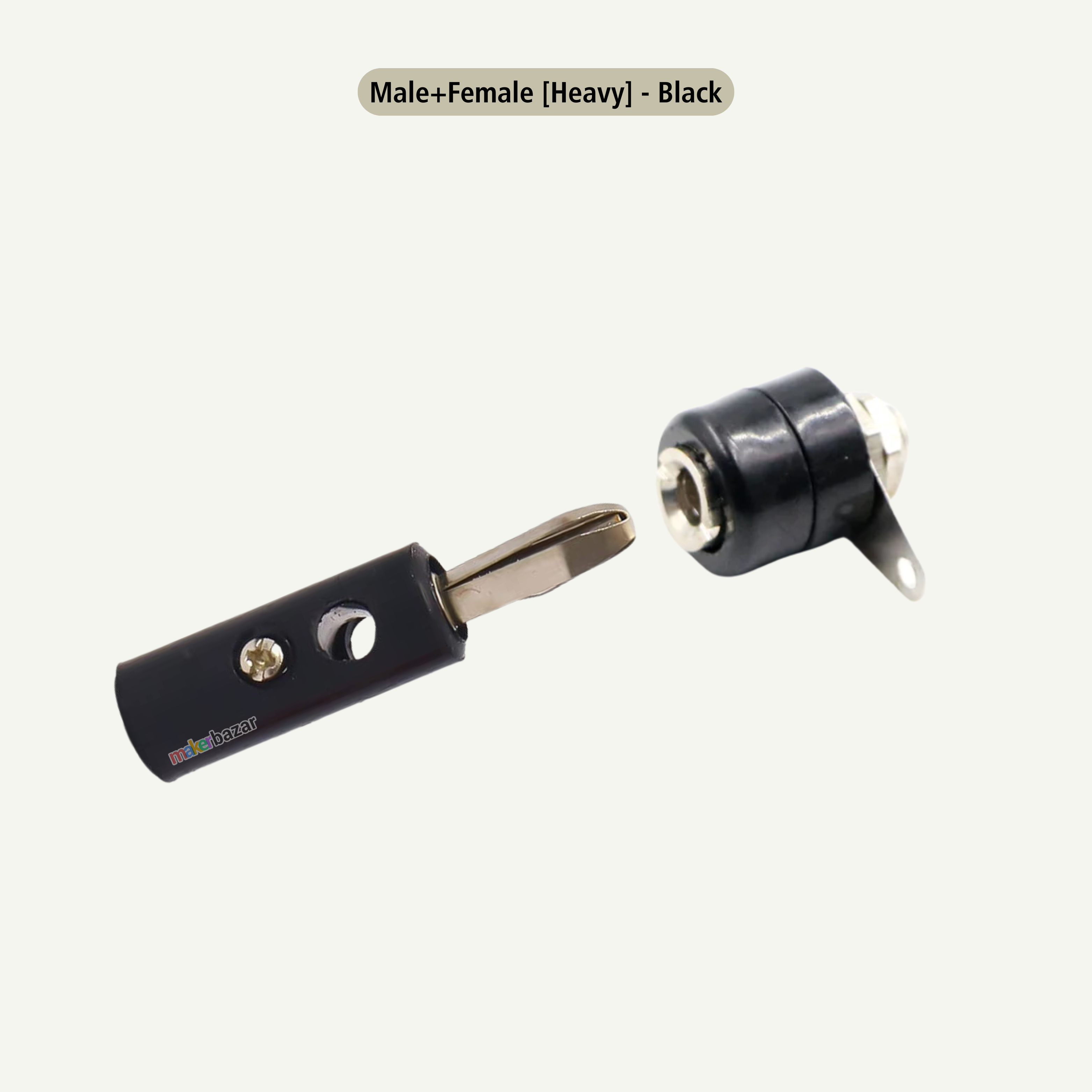 [Type 1] 4mm Banana Jack Plug Connector & Socket