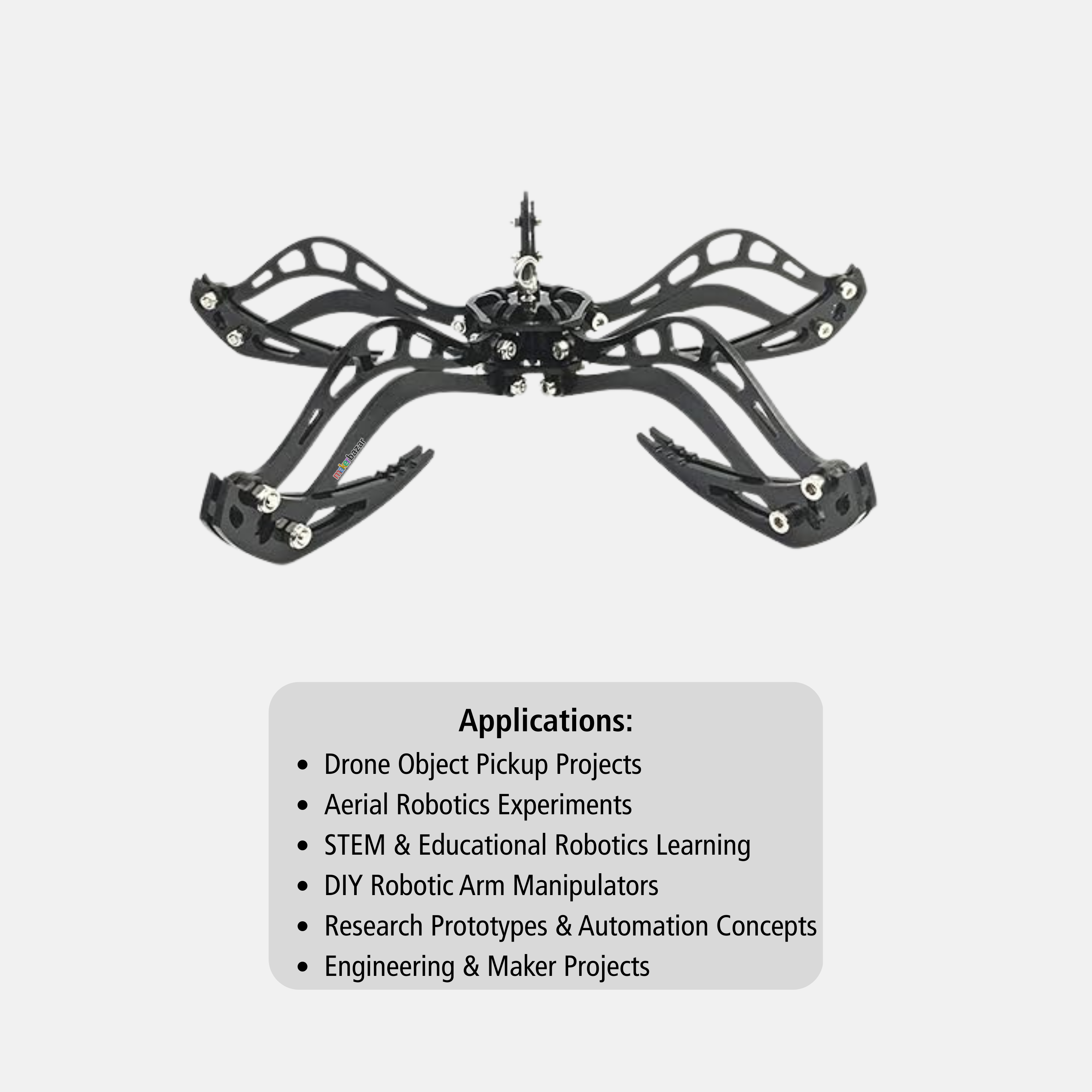 Mantis Claw Acrylic Manipulator/Gripper DIY Kit for Quadcopter Drone