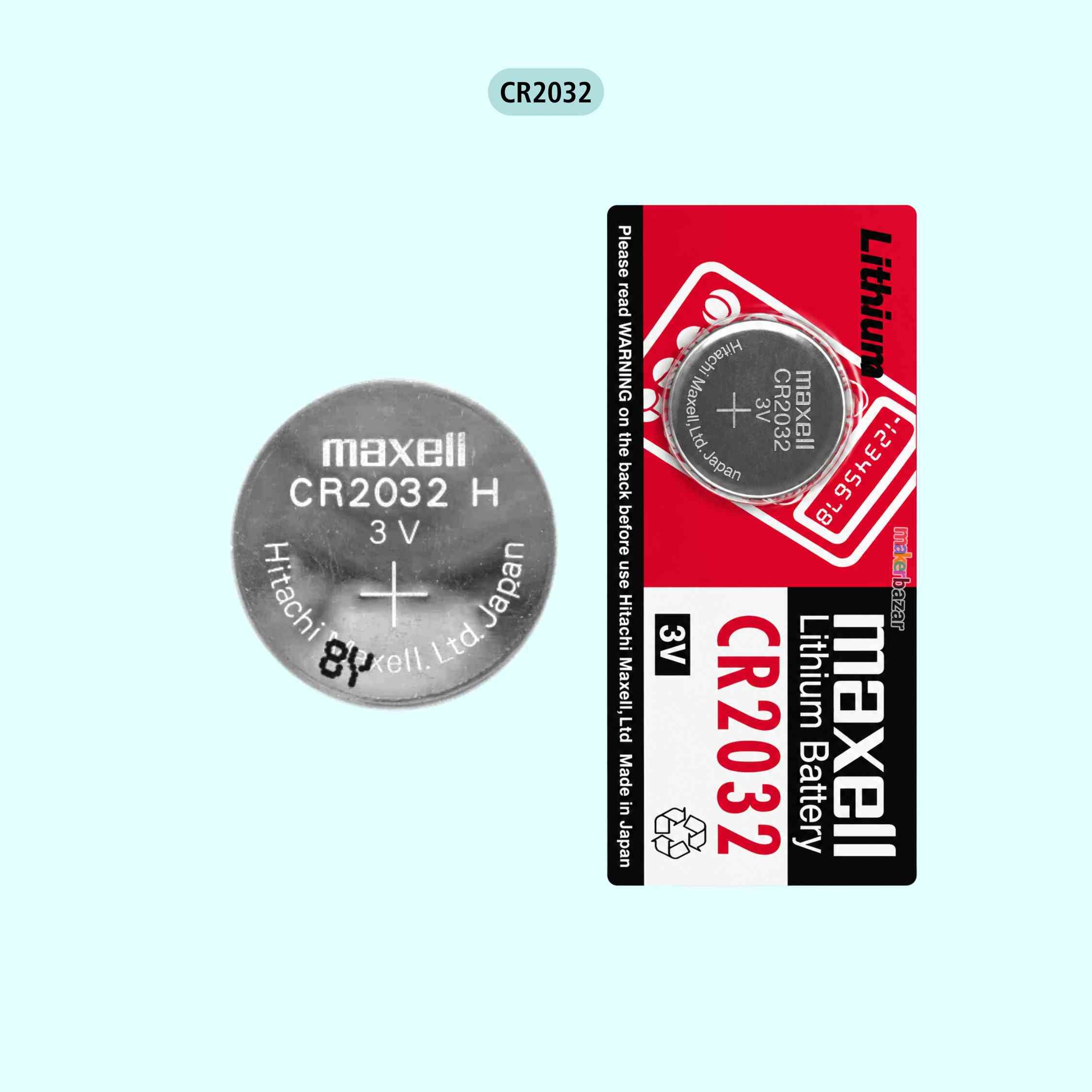 Maxell: 3V Non-Rechargeable Lithium Coin Button Cells