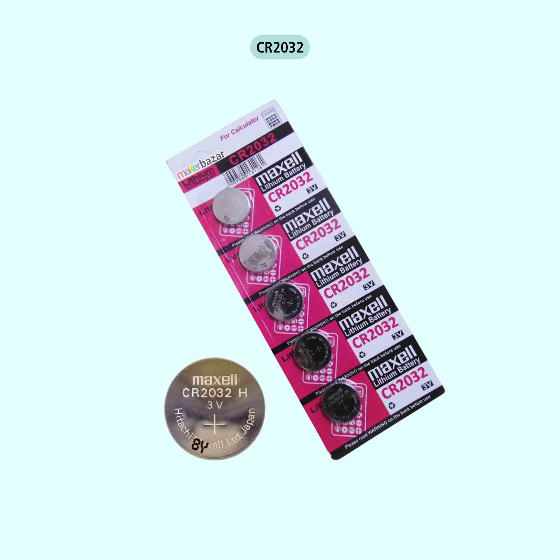 Maxell: 3V Non-Rechargeable Lithium Coin Button Cells