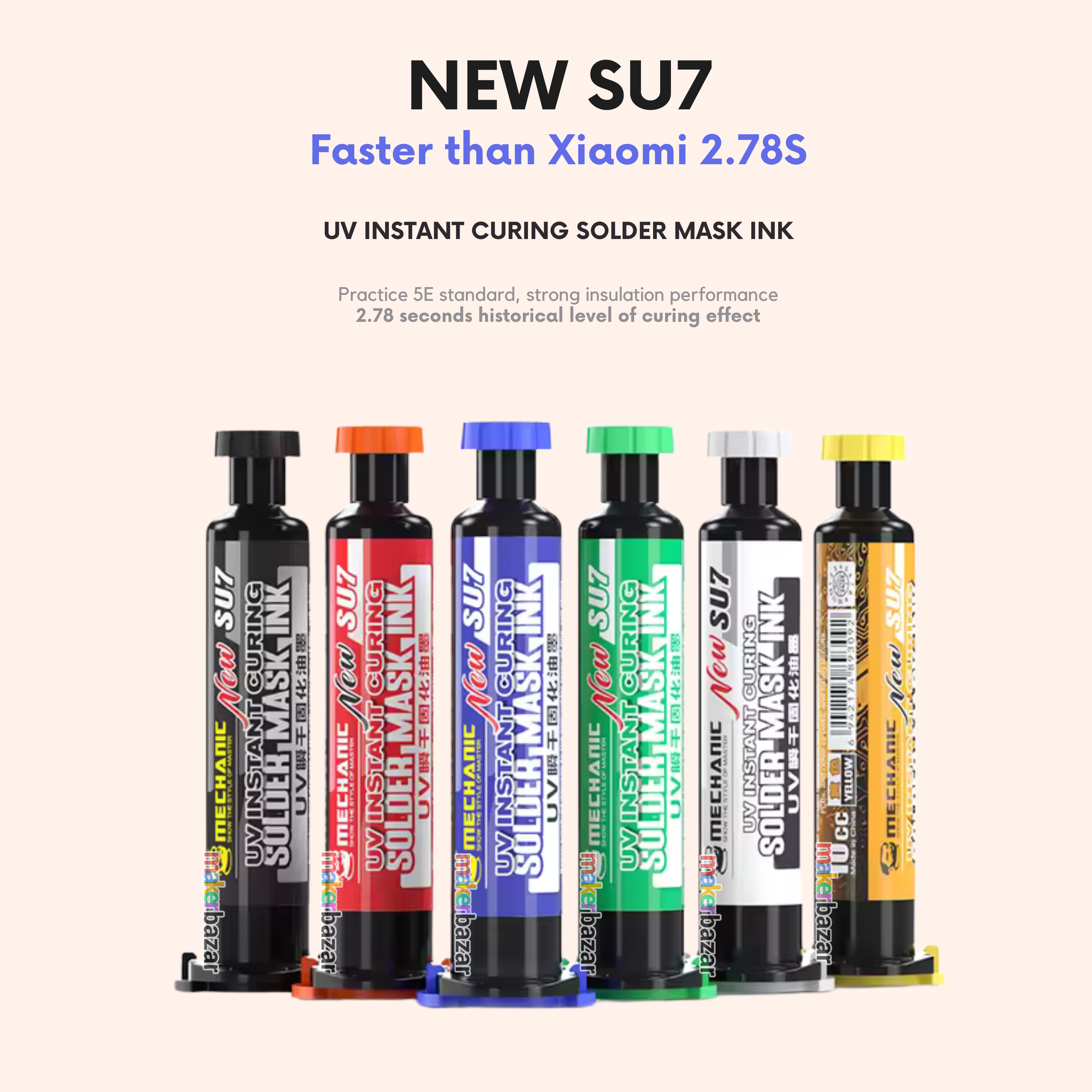 Mechanic SU7 UV Instant Curing Solder Mask Ink