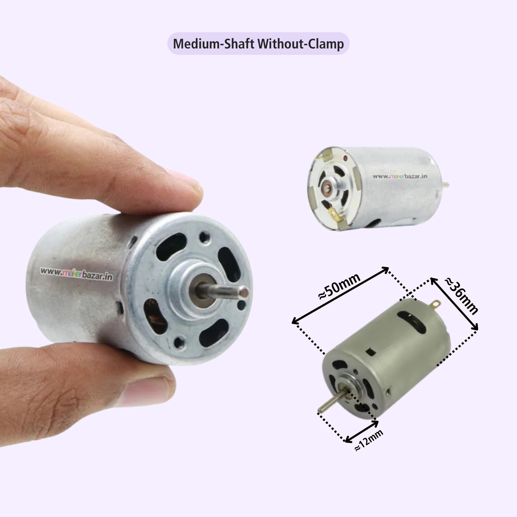 RS-545 High Speed 12VDC Motor