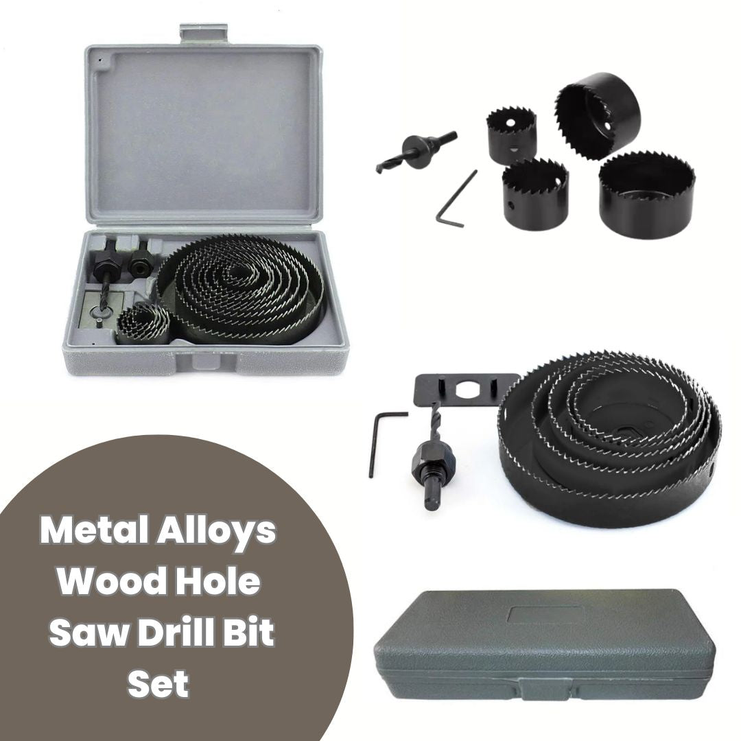 Rotary Hole Saw Drill Bit Kit