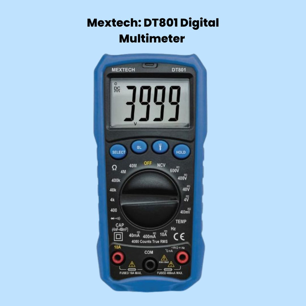 Mextech True RMS Digital Multimeter | Accurate Electrical Measurements