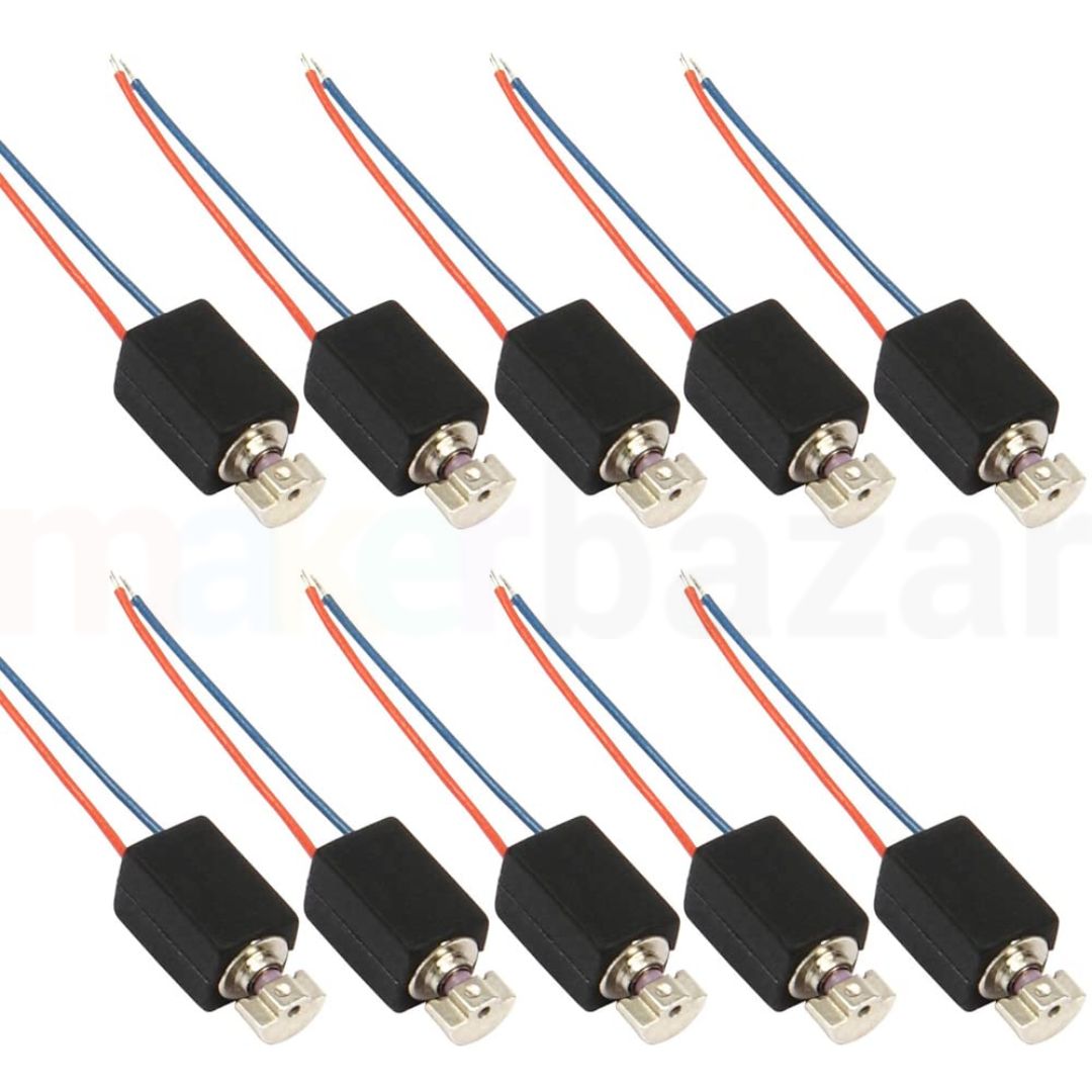 Mini Vibration Motor 3V Coreless High Speed With Wire