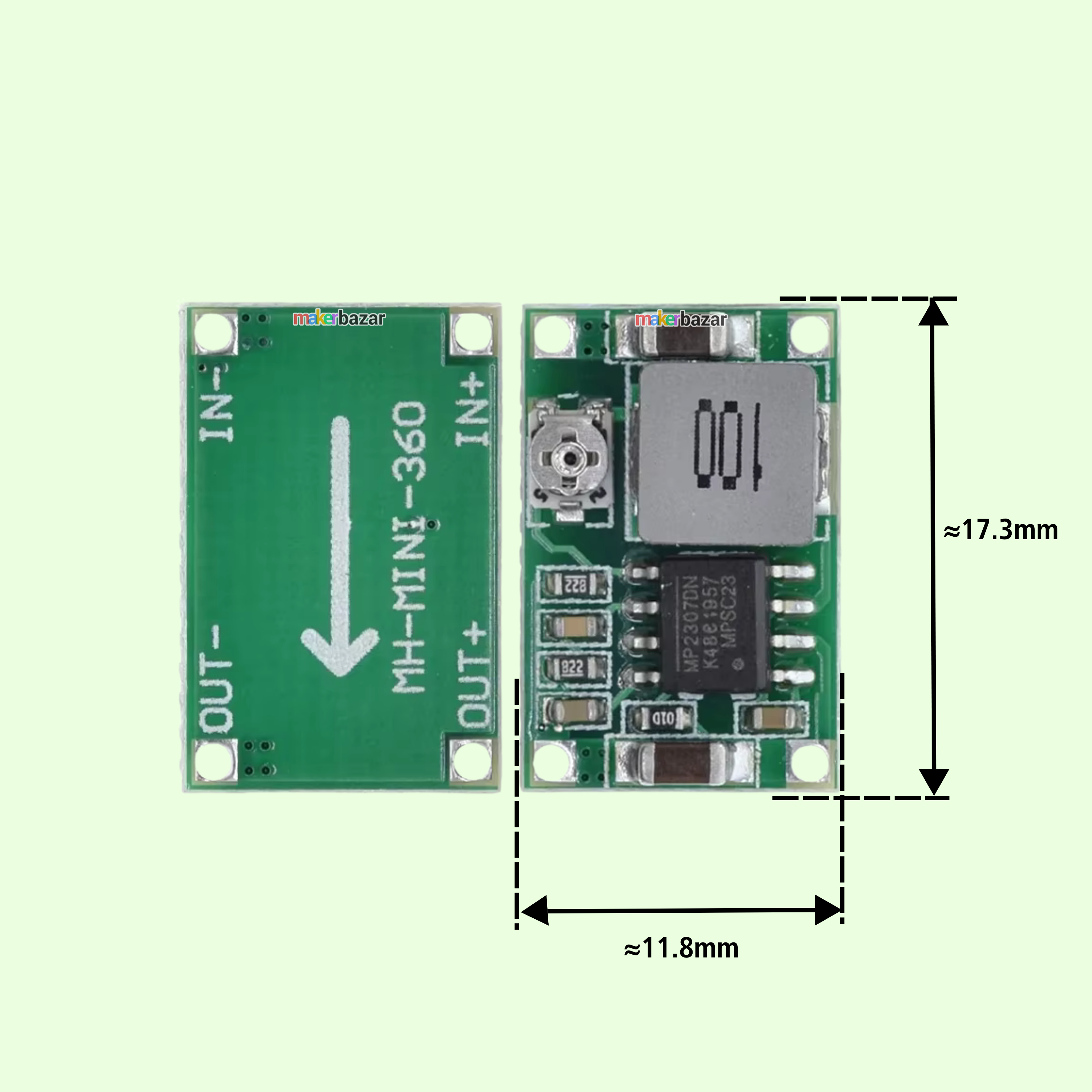 Mini 360 DC-DC Step-Down Buck Converter Power Module Adjustable