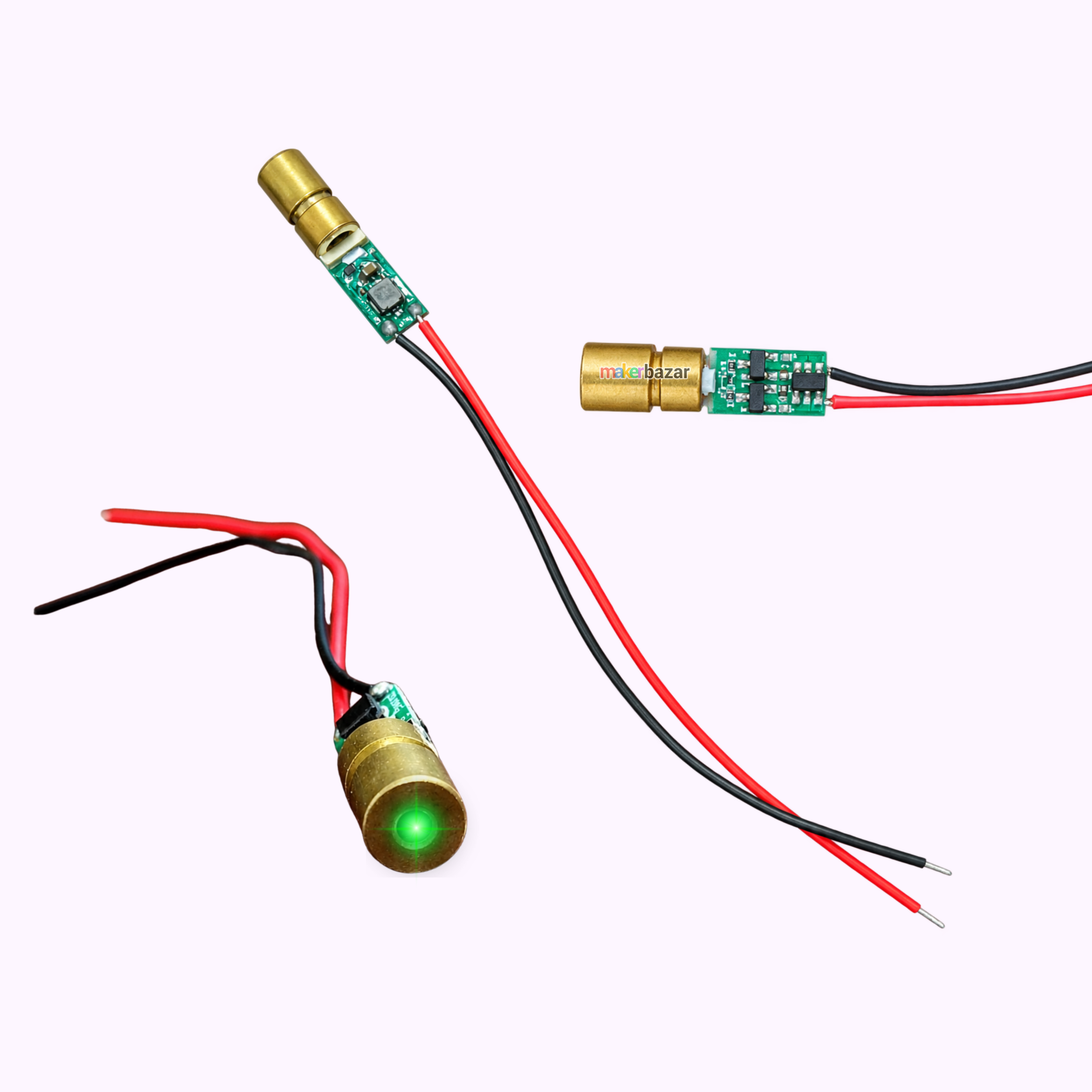 520nm 6mm 3-5v Dc 5mW Mini Green Laser Dot Diode Module