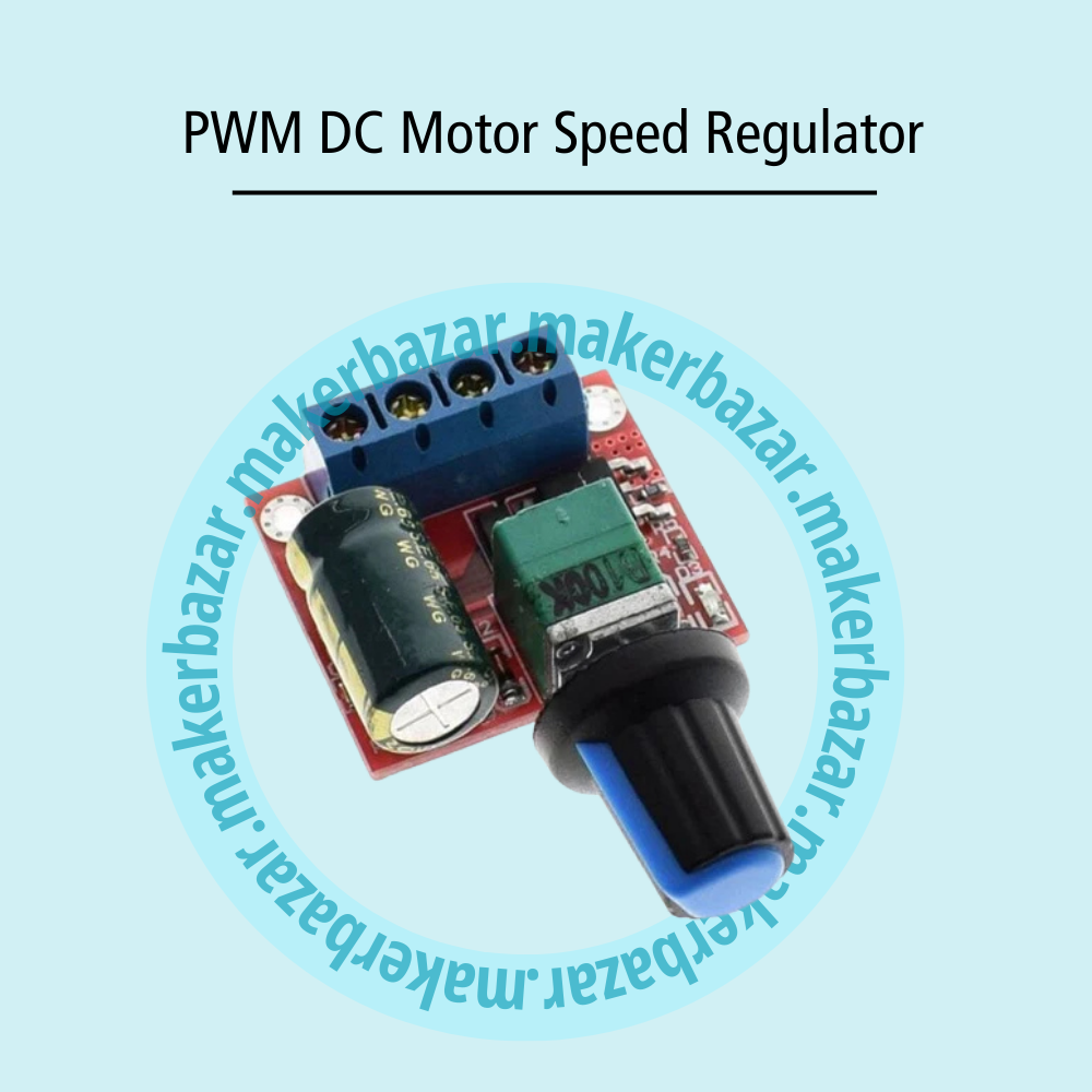 PWM DC Motor Speed Regulator 3V 6V 12V 24V 35V - 5Amp [Red]