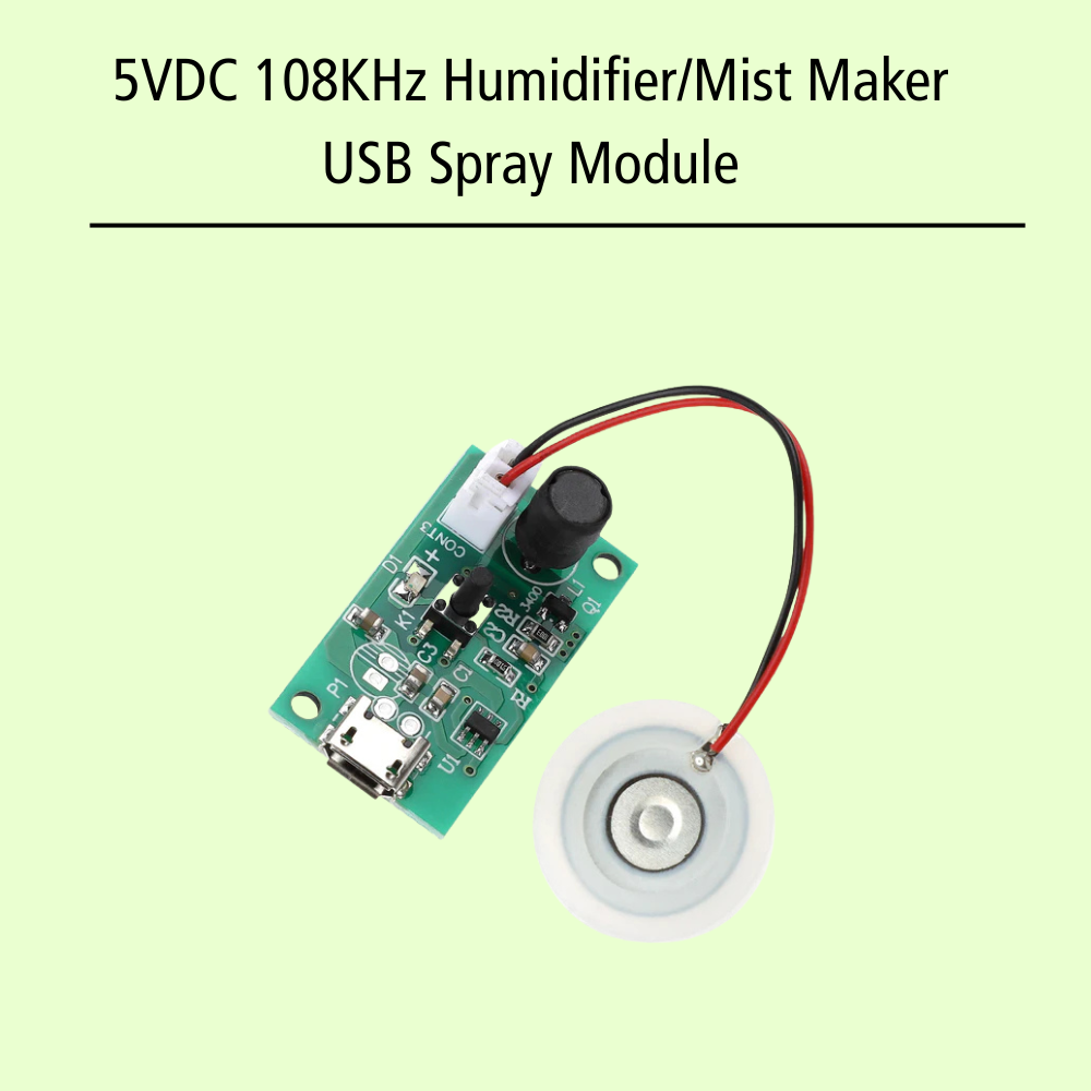 5VDC 108KHz Humidifier/Mist Maker USB Spray Module