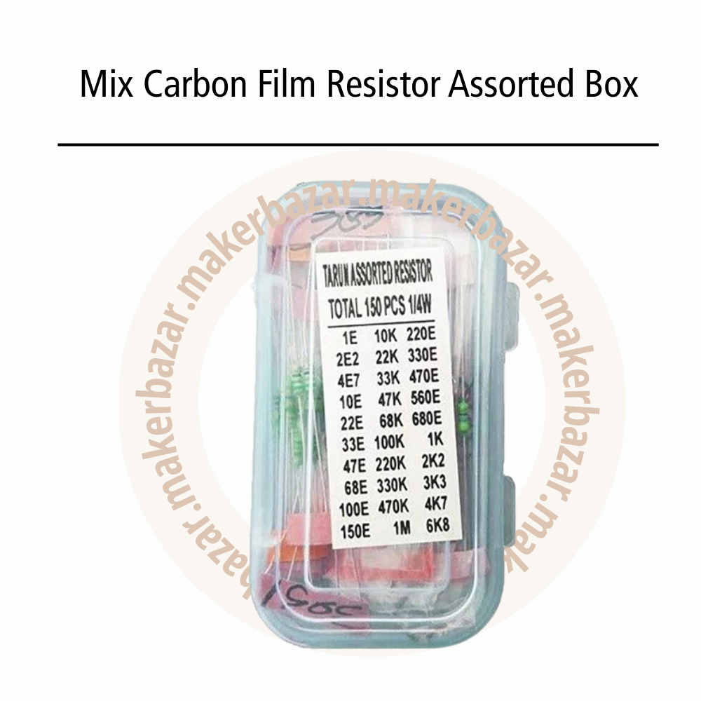 Mix Carbon Film Resistor Assorted Box
