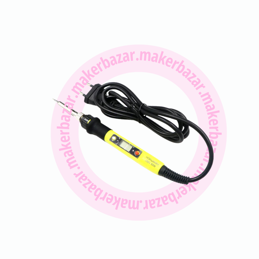 Hoki: 909 80W Digital Adjustable Temperature Soldering Iron with LCD Display