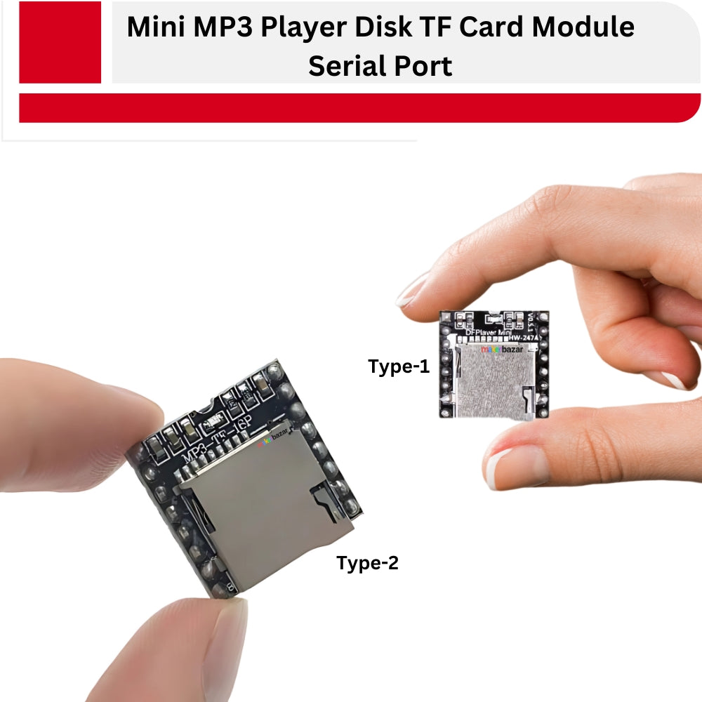 Buy DFPlayer Mini MP3-TF-16P Module – MP3 Audio Player with TF Card ...