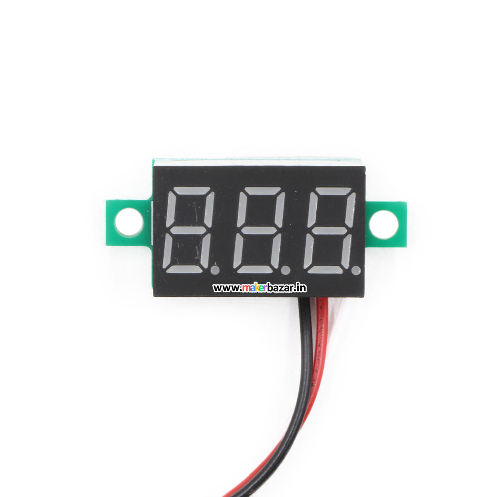 Micro Voltmeter Module Buy 0.28in 0-100v DC Voltmeter Module Three Wire