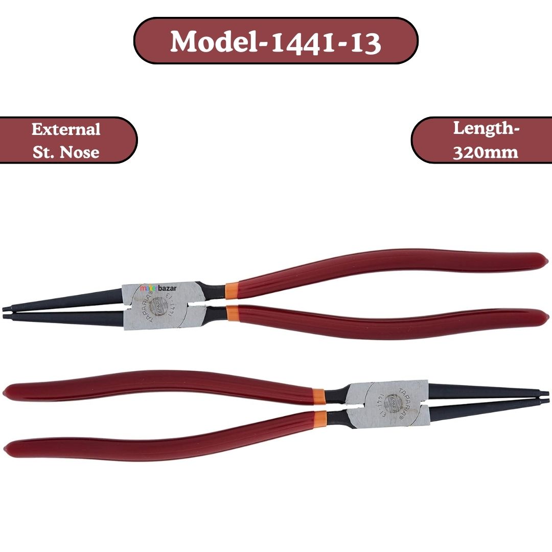 Taparia: Style-2 Circlip Pliers PVC Dip Coated Sleeve