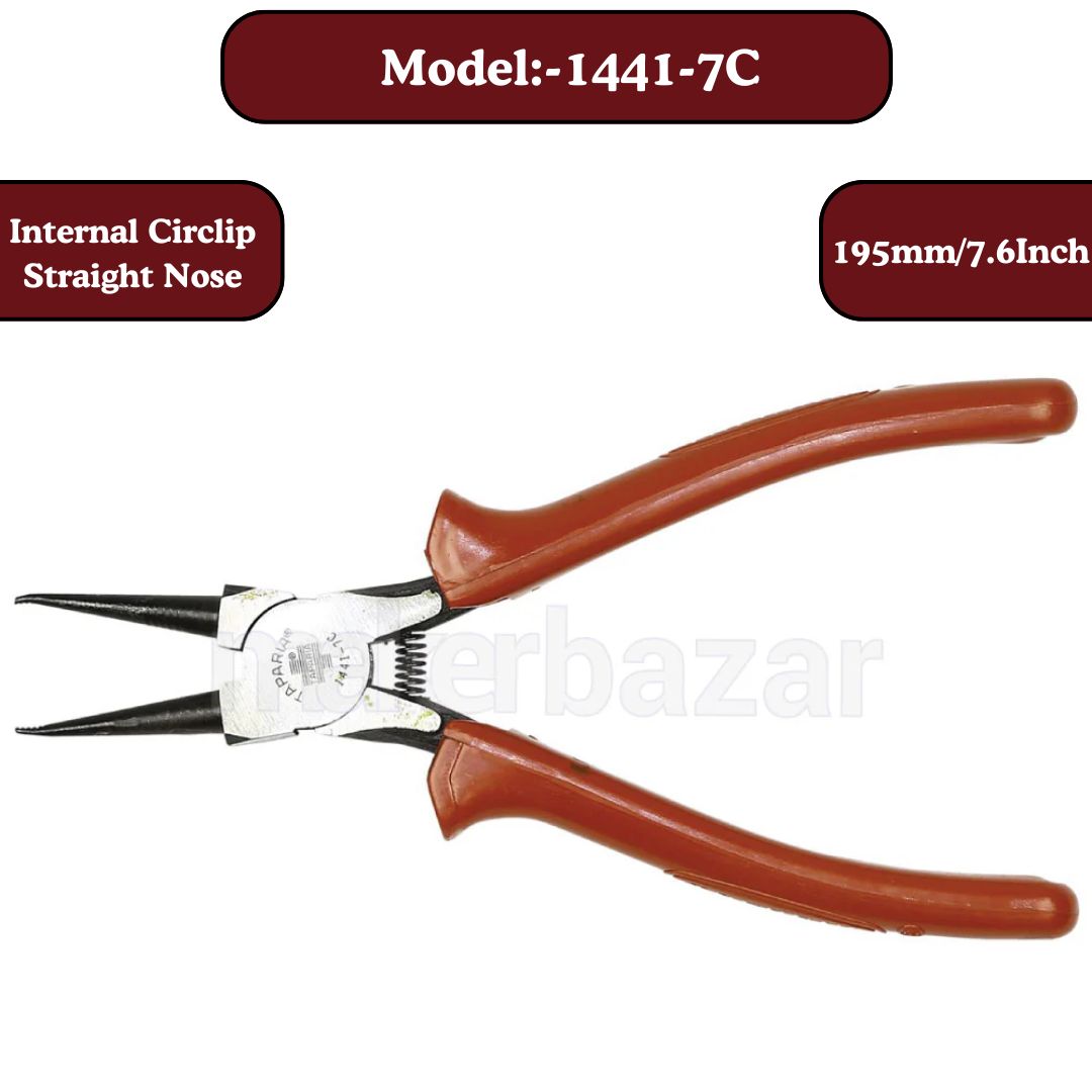 Taparia: Style-1 Circlip Pliers Insulated with Thick C.A Sleeve