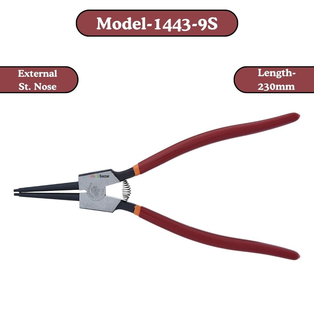 Taparia: Style-2 Circlip Pliers PVC Dip Coated Sleeve